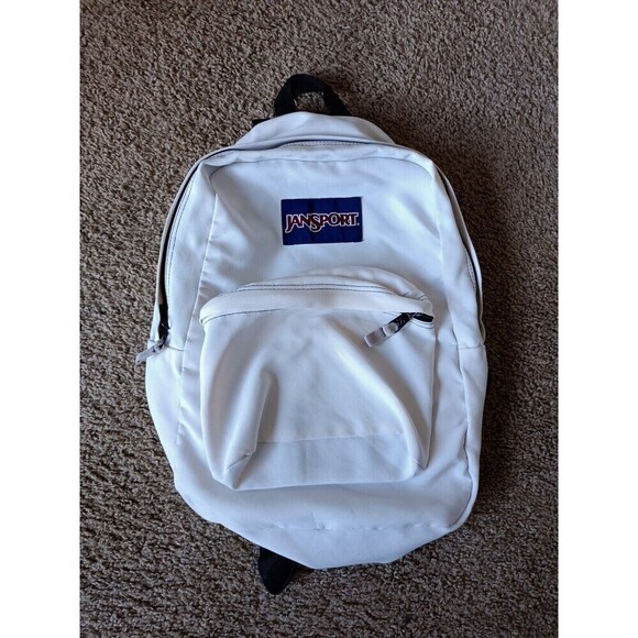 Jansport Backpack Snow White Adjustable Straps